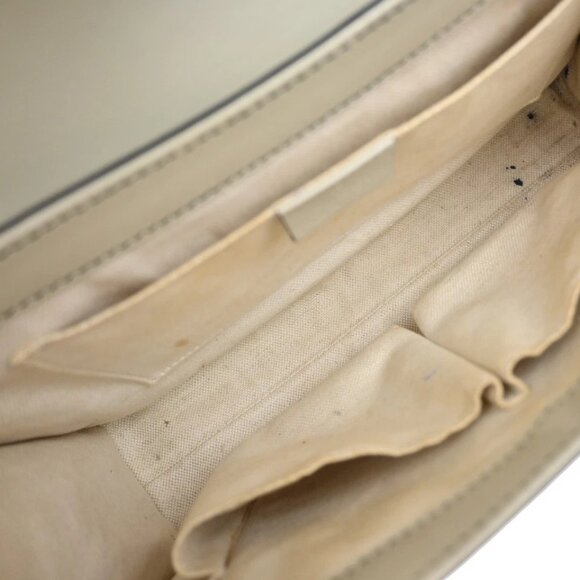 GUCCI Logo Emily GG Pattern Chain Shoulder Bag Canvas Leather Brown 498-082025 - Picture 10 of 15